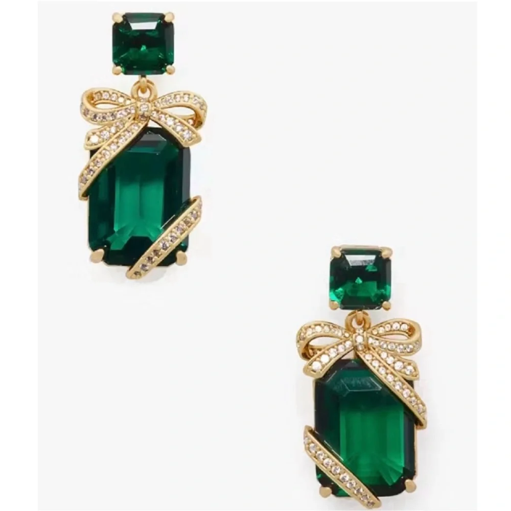 $78 Kate Spade Pave Present Drop Earrings